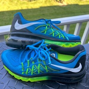 Nike Women’s Air Max Running Shoe Size 8 Blue Lacquer/Volt Blue